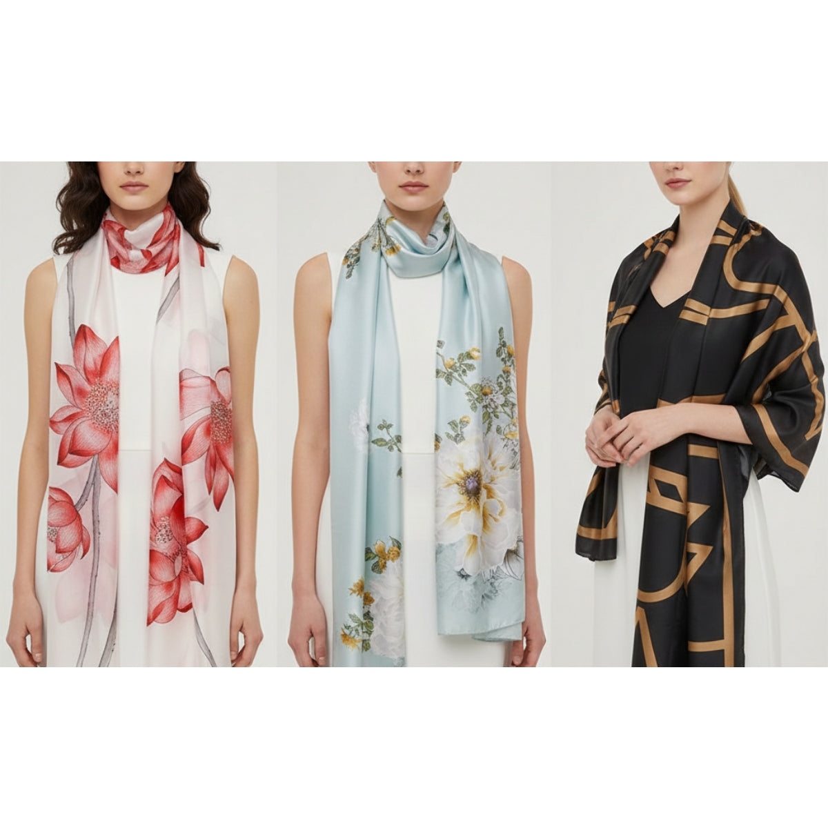 Bundle Offer - 1 (3 Silk Scarves)