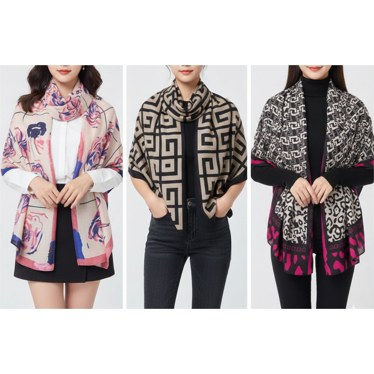 Bundle Offer - 5 (3 Viscose Scarves)