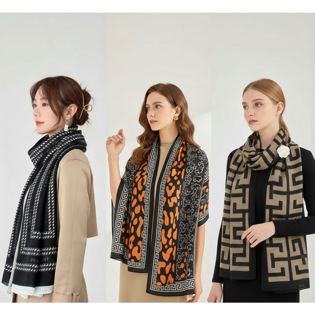 Bundle Offer - 3 (3 Viscose Scarves)